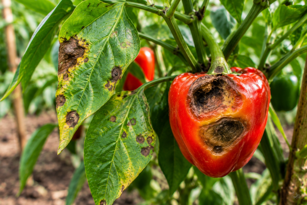 enfermedades del pimiento