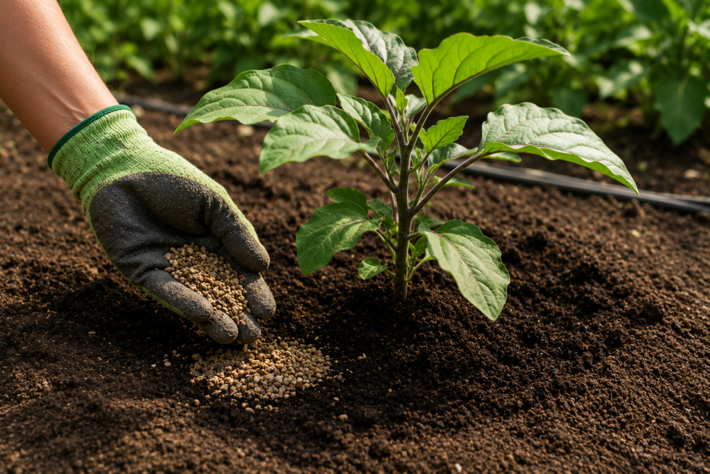 cómo fertilizar las berenjenas