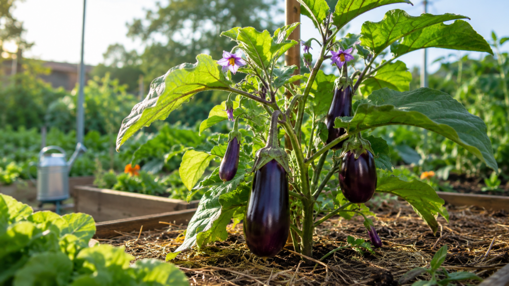 cómo cultivar berenjenas en casa