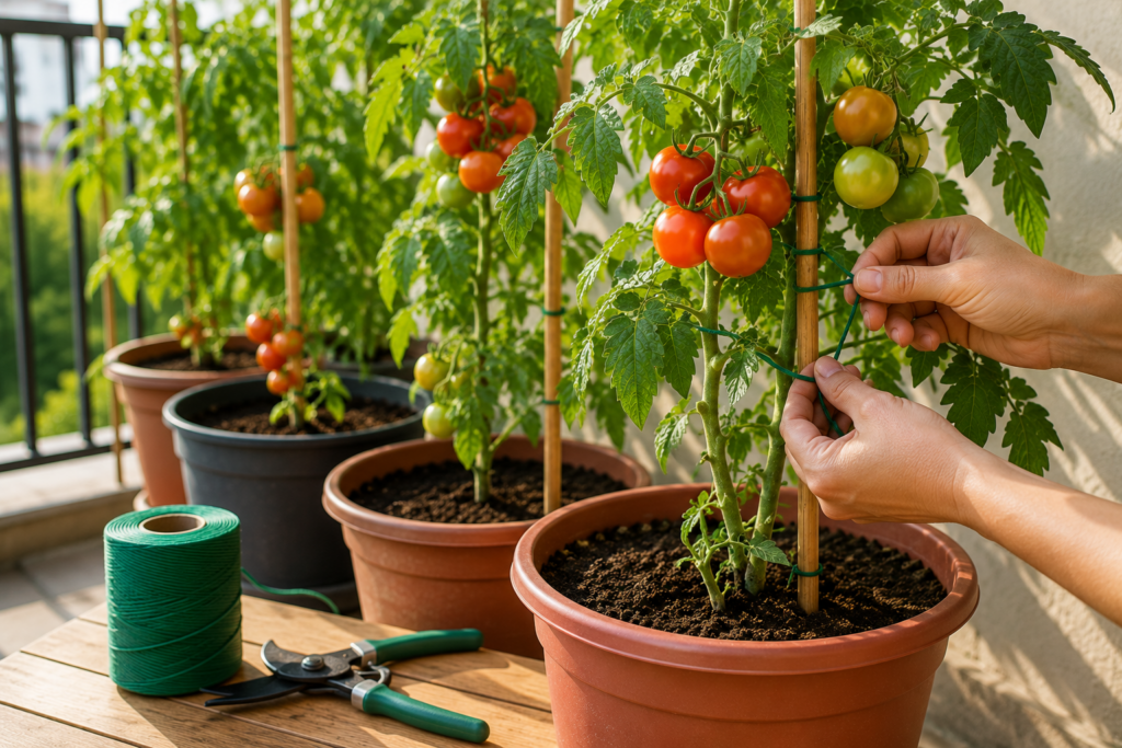 Cómo cultivar tomates en macetas