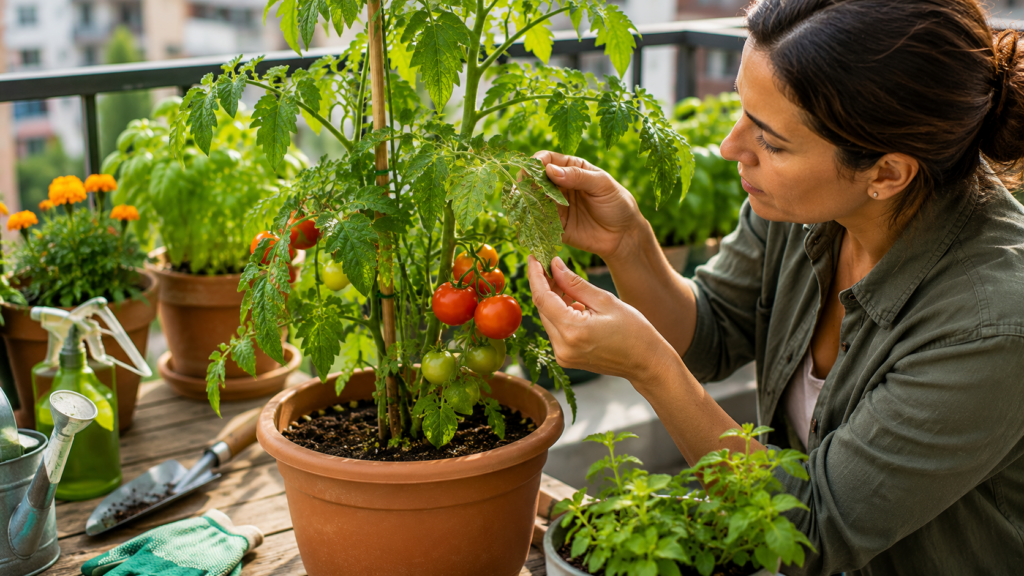 Cómo cultivar tomates en macetas