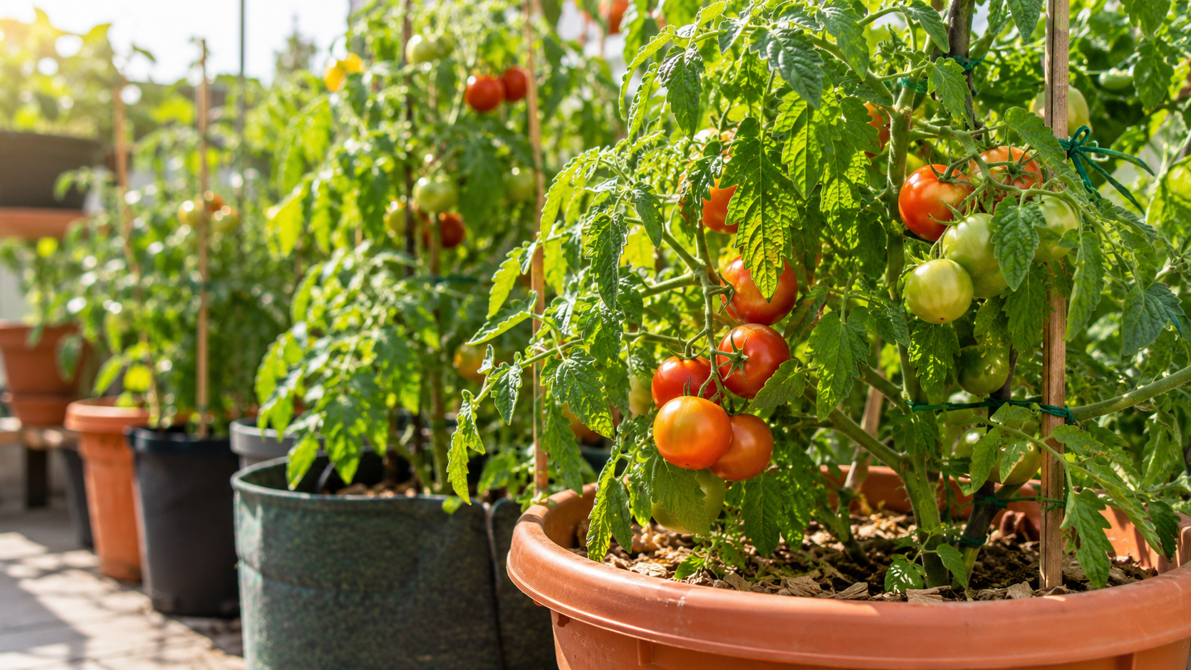 Cómo cultivar tomates en macetas paso a paso: guía completa para principiantes