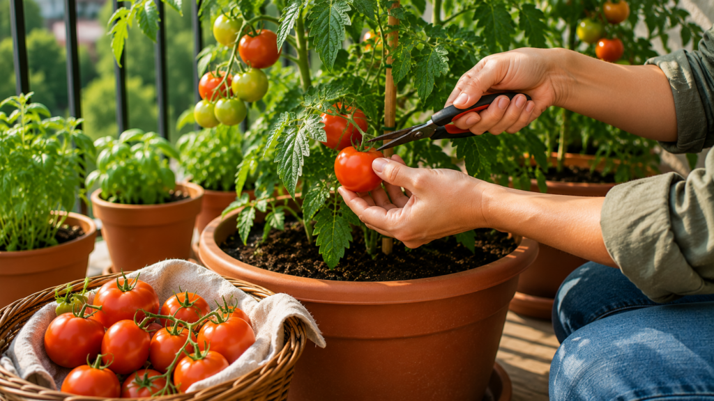 Cómo cultivar tomates en macetas