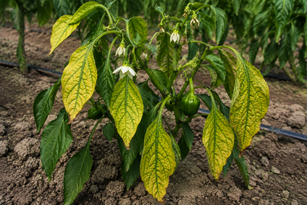 por qué se caen las flores del pimiento