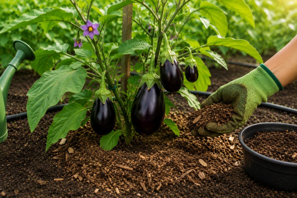 cómo fertilizar las berenjenas
