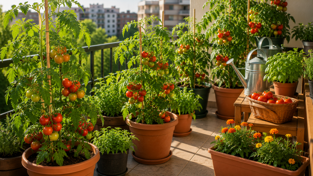 Cómo cultivar tomates en macetas