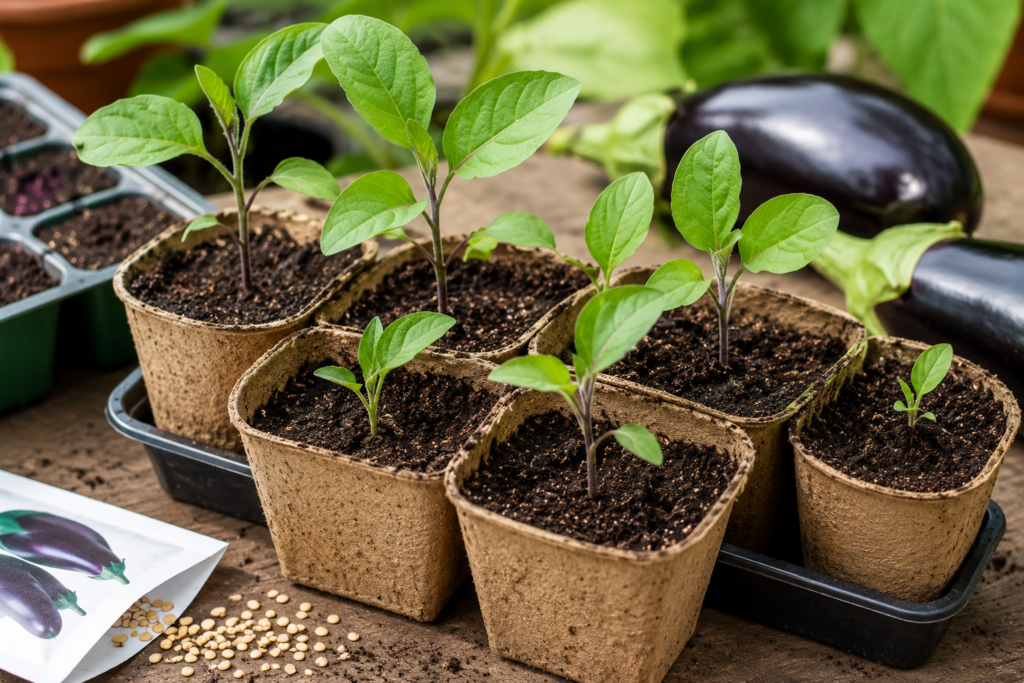 cómo cultivar berenjenas en casa