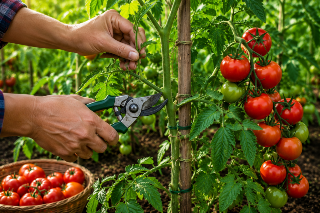 Cómo podar los tomates