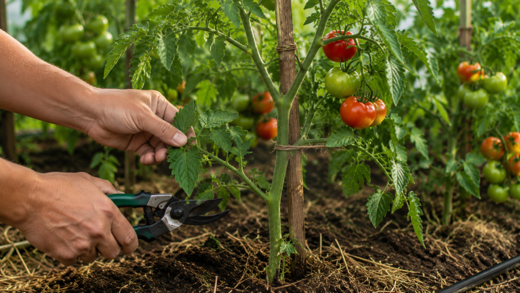 Cómo podar los tomates