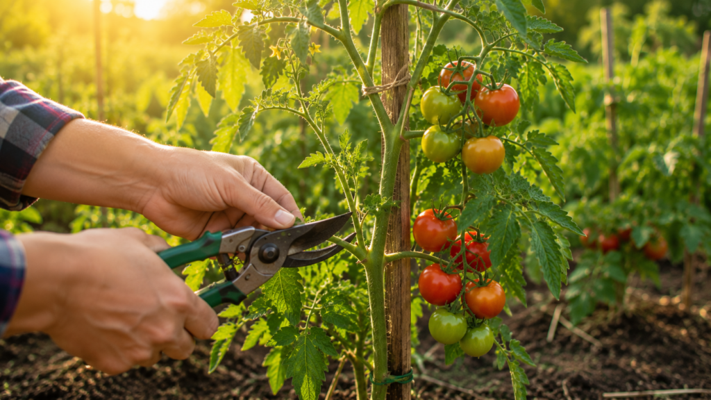 Cómo podar los tomates