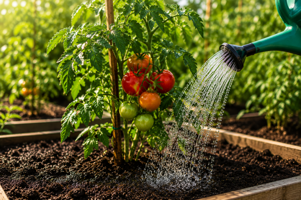 Cómo regar los tomates correctamente