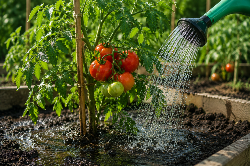 Cómo regar los tomates correctamente