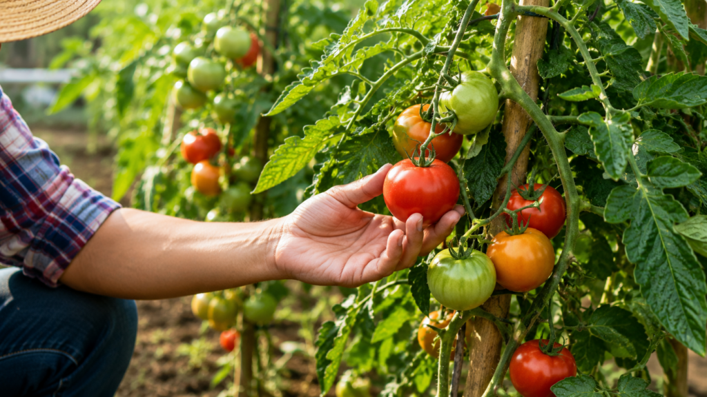 cuándo cosechar los tomates