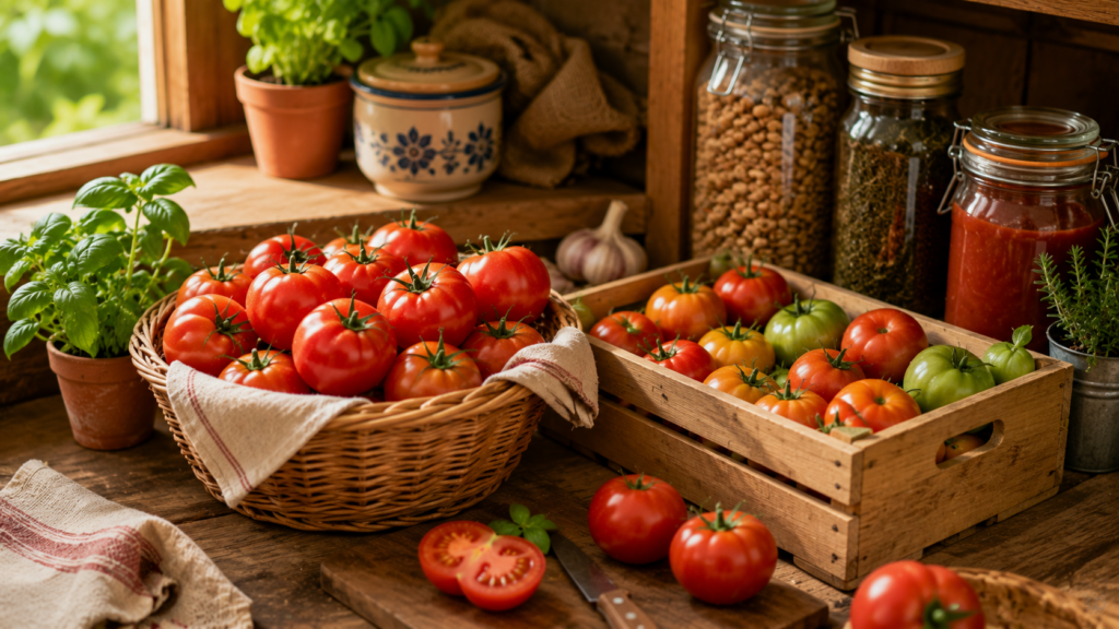 cuándo cosechar los tomates