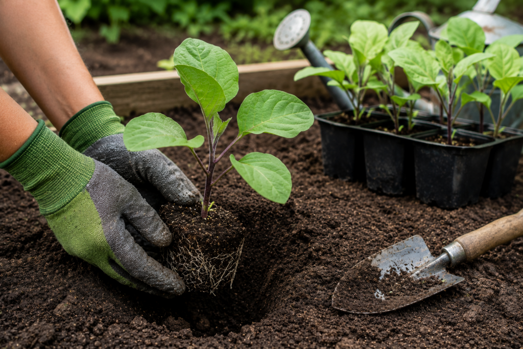 cómo cultivar berenjenas en casa