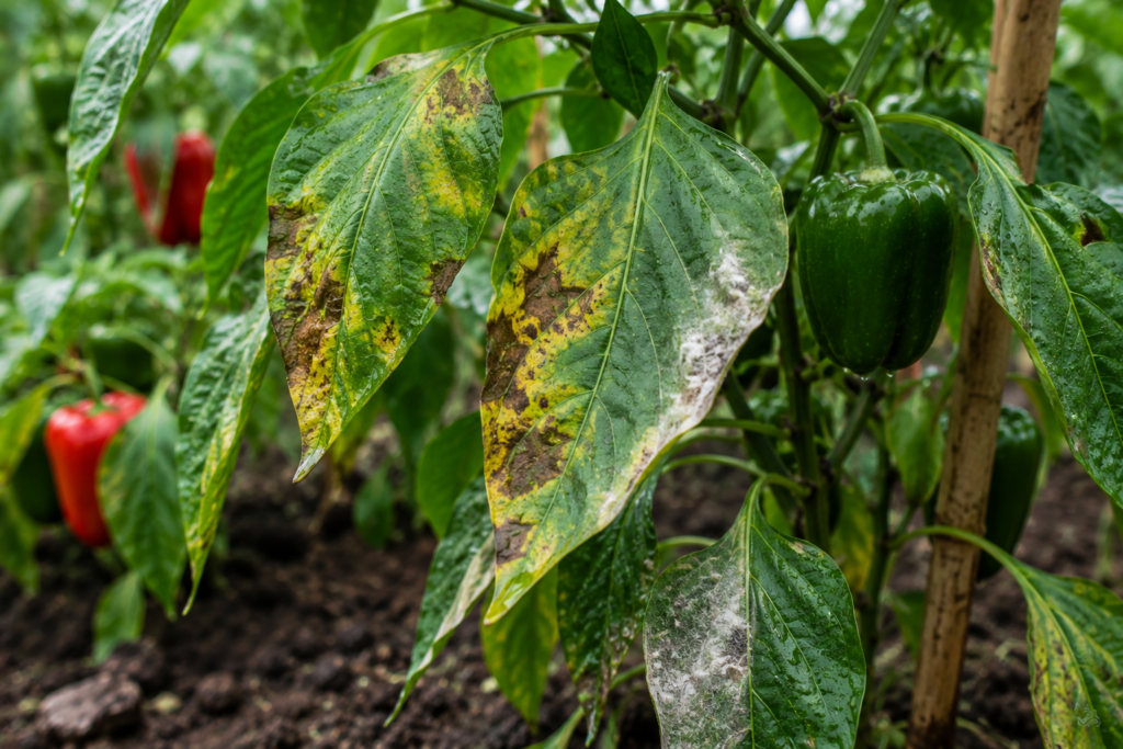 enfermedades del pimiento