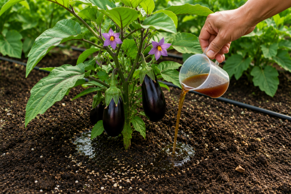 cómo fertilizar las berenjenas