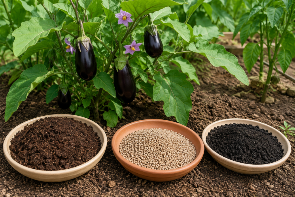 cómo fertilizar las berenjenas