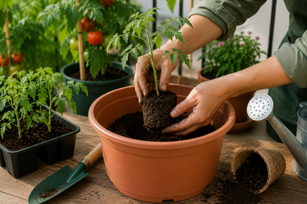 Cómo cultivar tomates en macetas