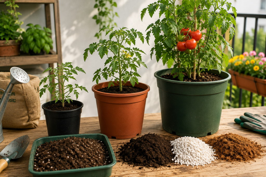Cómo cultivar tomates en macetas