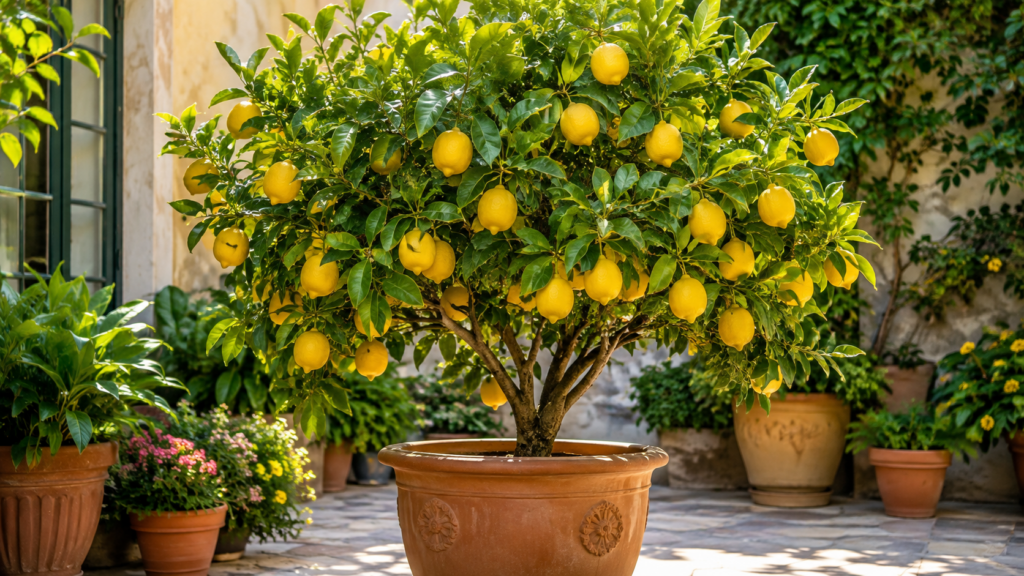 cómo cultivar un limonero en maceta