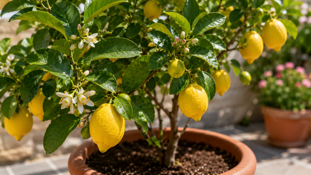 cómo cultivar un limonero en maceta