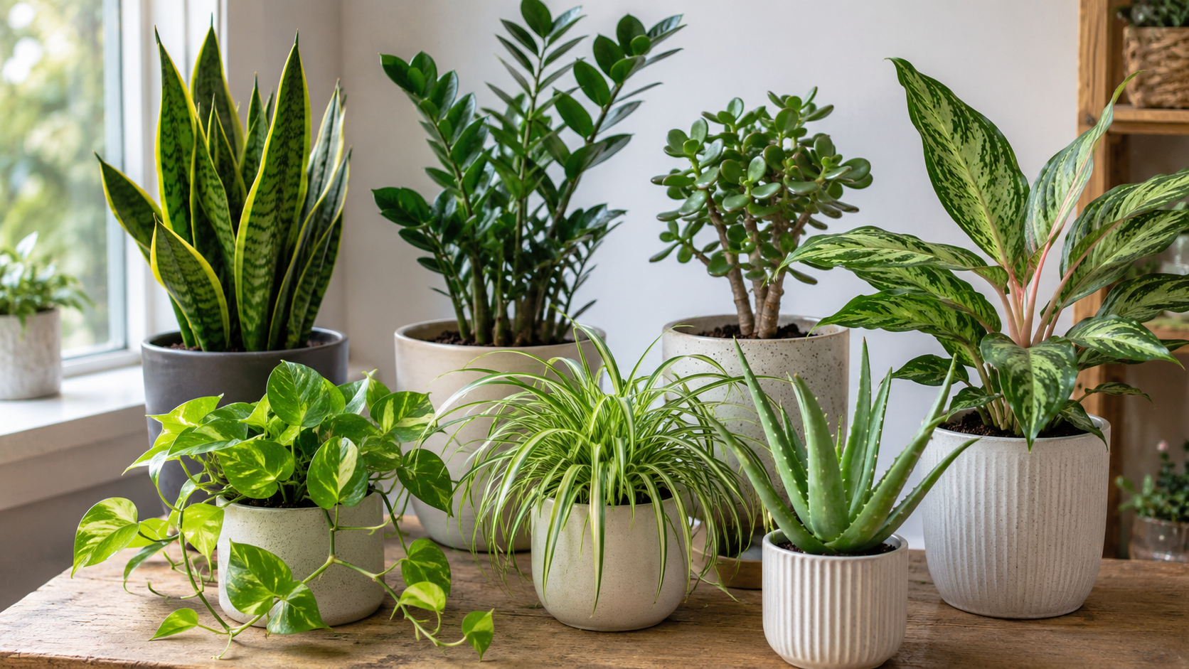 7 plantas de interior resistentes y fáciles de mantener