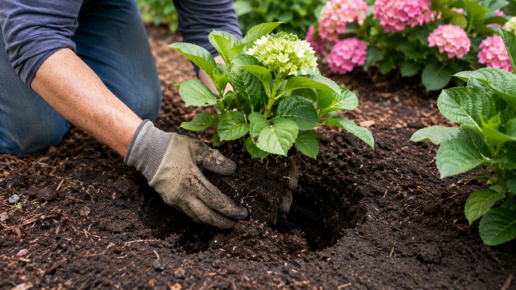 Cómo plantar una hortensia correctamente