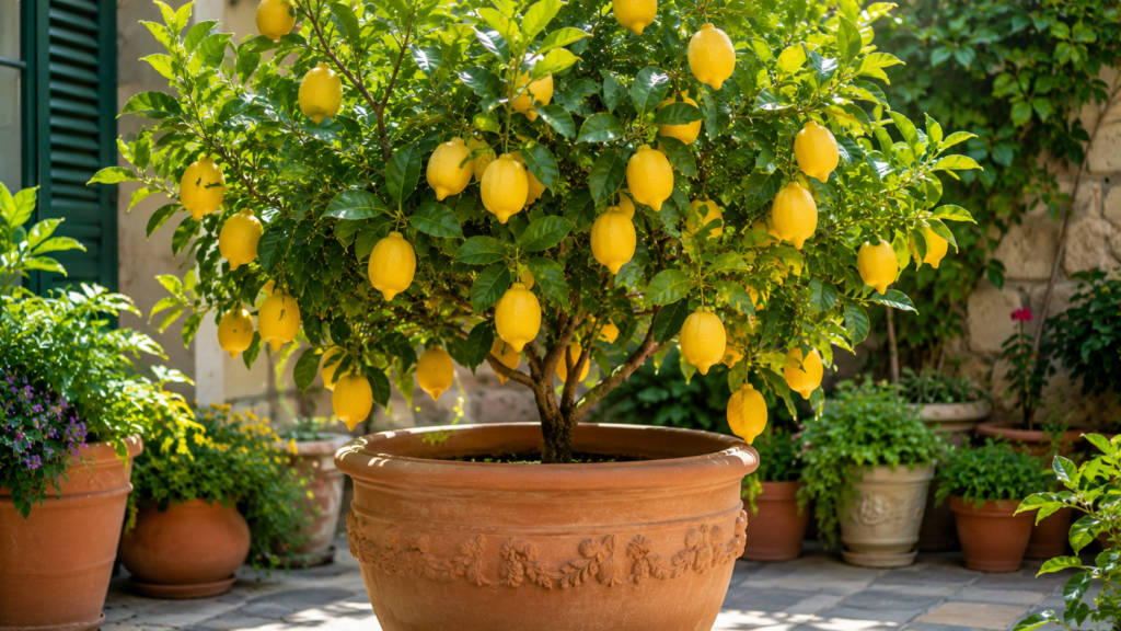 cómo cultivar un limonero en maceta