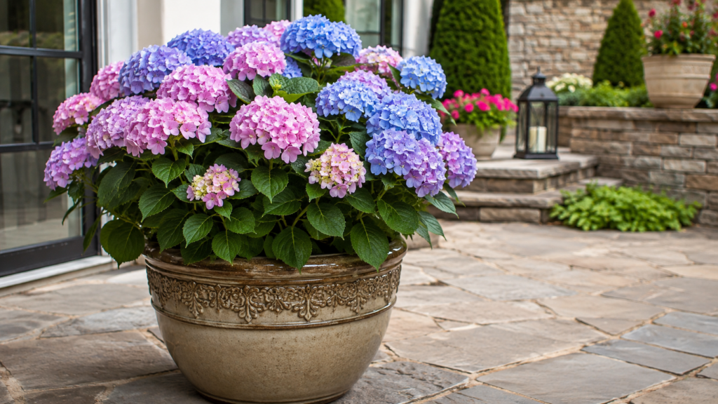 Cuidados de hortensias en macetas