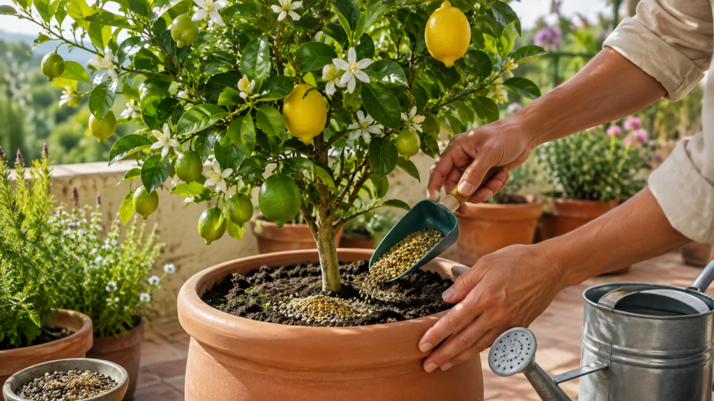 cómo fertilizar un limonero