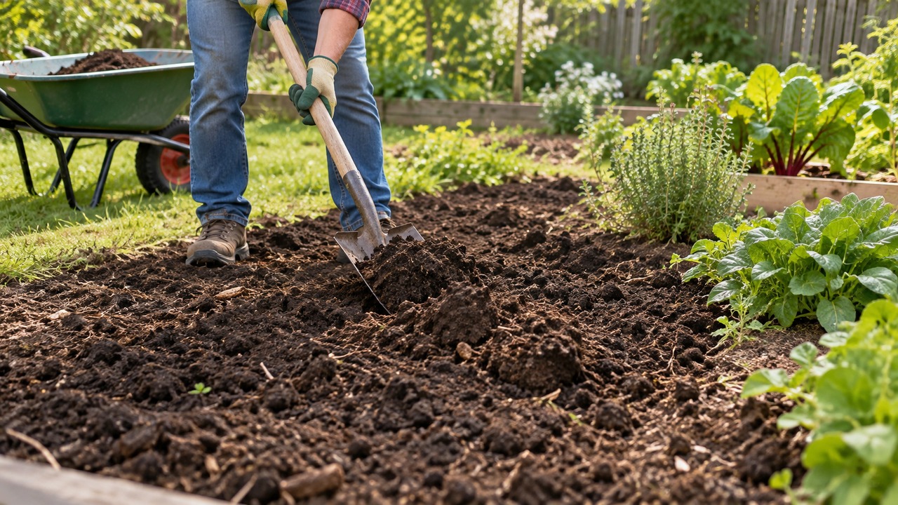 Preparación de la tierra del jardín antes de plantar